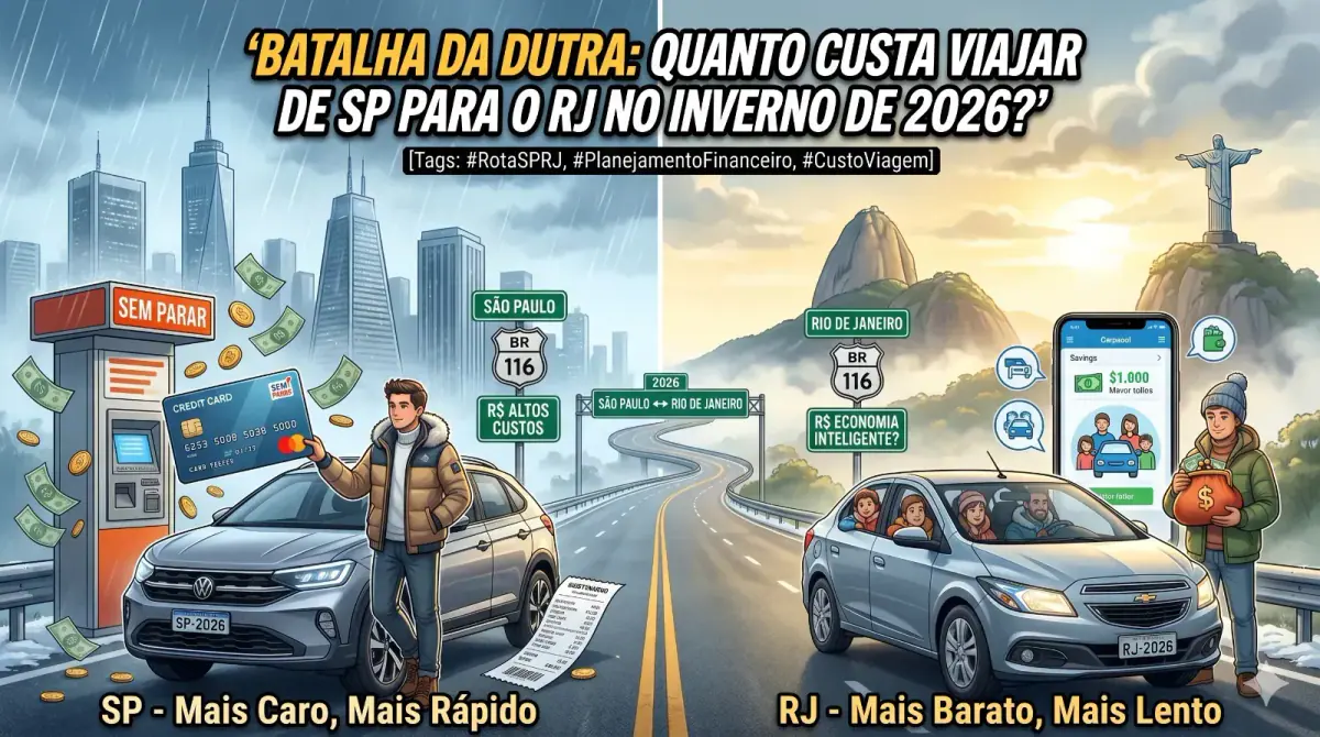 Batalha da Dutra: Quanto Custa Viajar de SP para o RJ no Inverno de 2026?