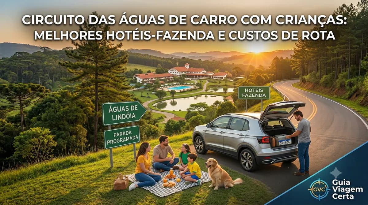 Circuito das Águas de Carro com Crianças: Melhores Hotéis-Fazenda e Custos de Rota