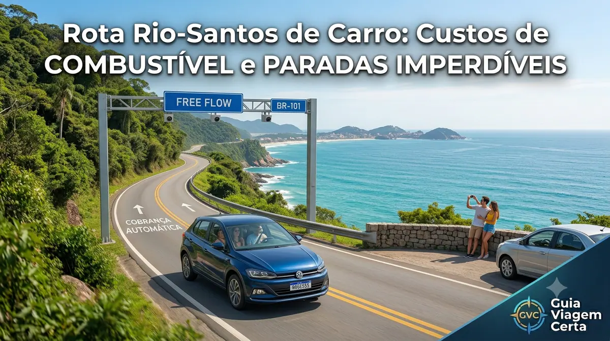 Rota Rio-Santos de Carro: Custos de Combustível e Paradas Imperdíveis