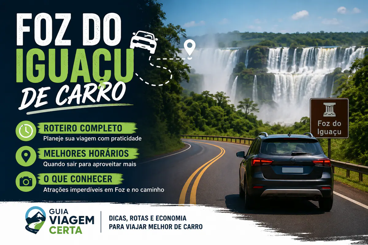 Foz do Iguaçu de carro: roteiro, melhores horários e o que conhecer pelo caminho
