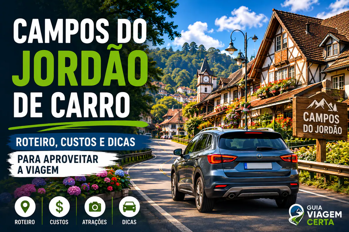 Campos do Jordão de carro: roteiro, custos e dicas para aproveitar a viagem
