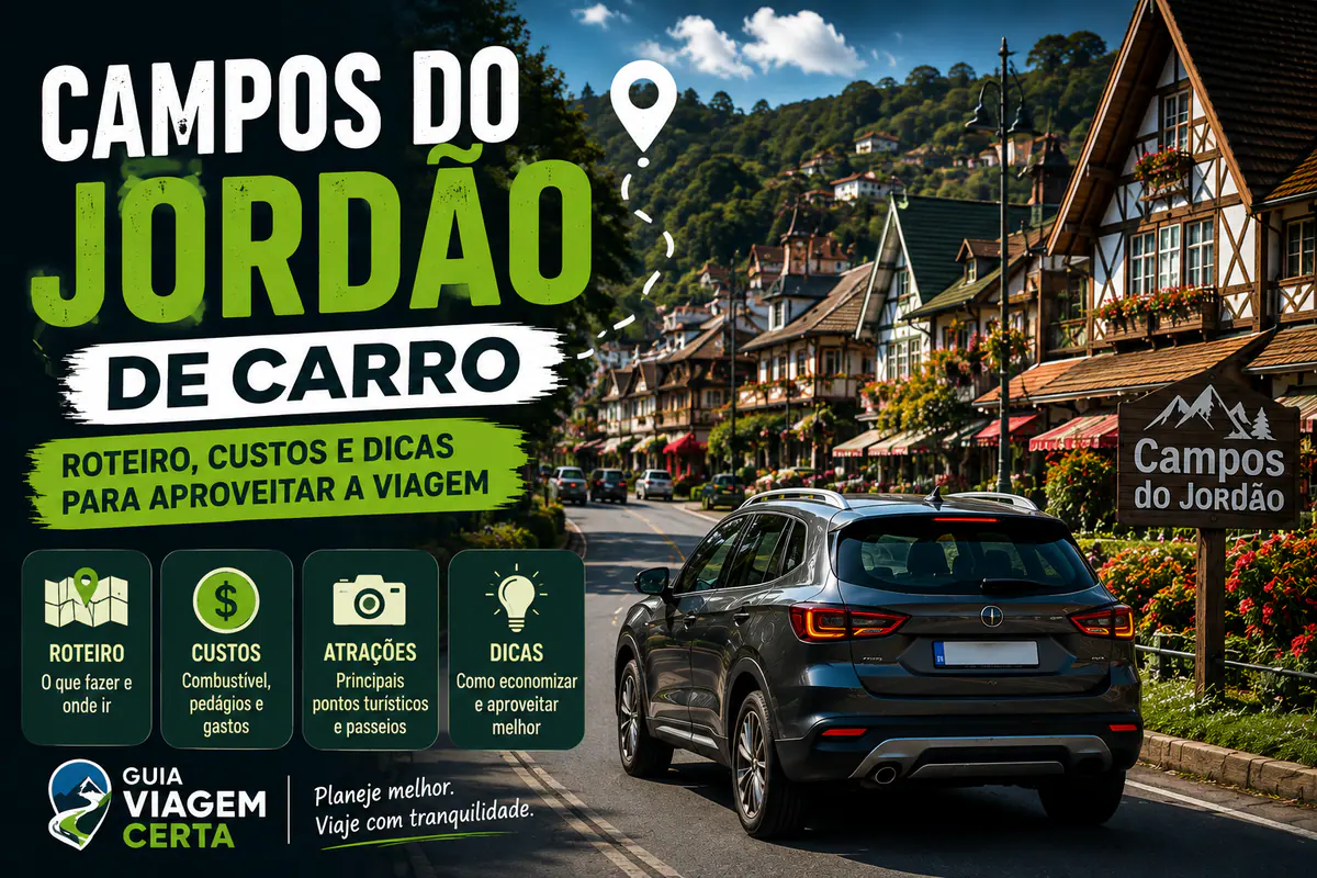Quanto custa viajar para Campos do Jordão de carro? Veja combustível, pedágio e gastos